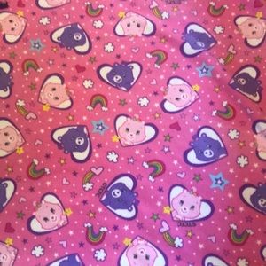 Care Bears tie blanket